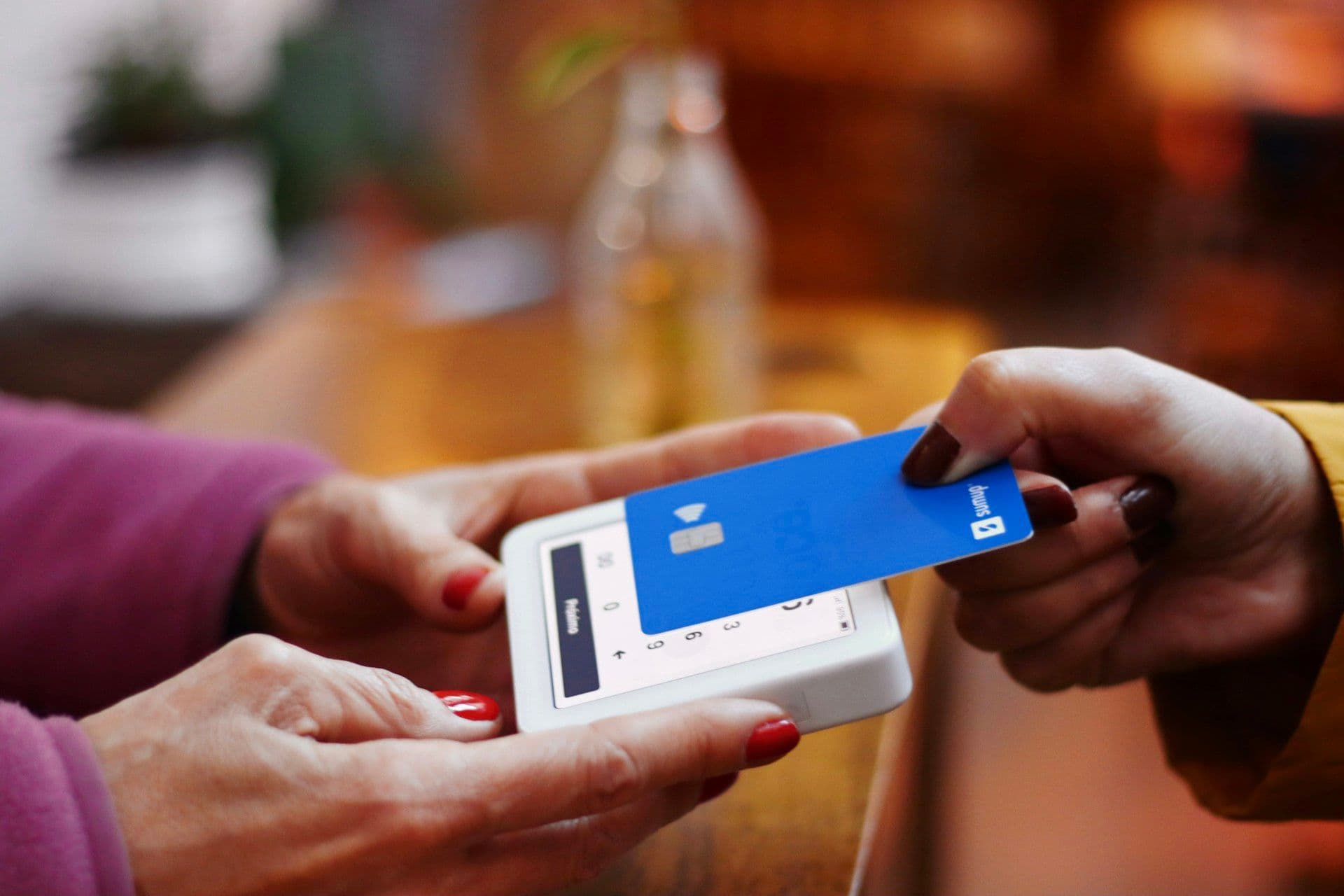 Credit card payment terminal